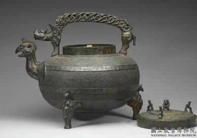 图片[3]-Gold and silver-inlaid he spouted ewer with loop handle, Southern Song to Ming dynasty, 12th-17th century-China Archive